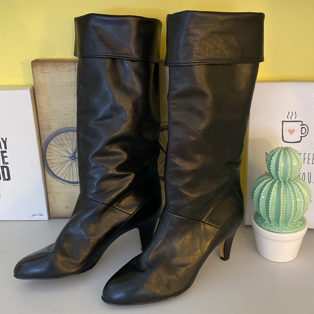 Peter Kaiser Black Heeled Boots- 8